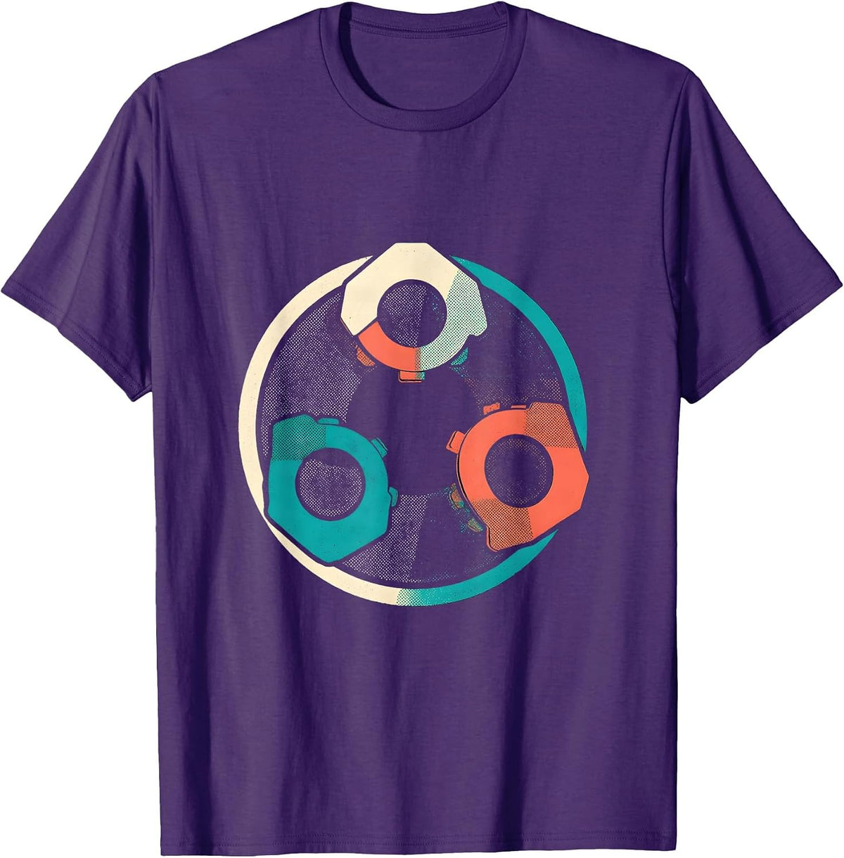 Rehab Team Badge PT OT SLP Workplace Pride T-Shirt - Purple
