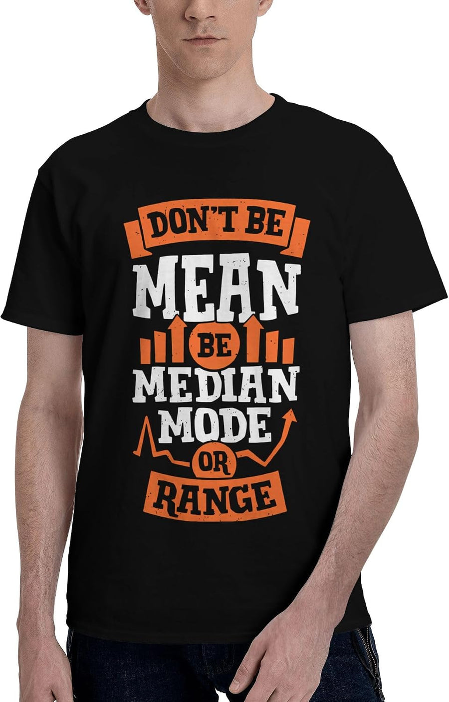 Men's T-Shirt,Data Science Analyst,Classic Crew Neck Soft Cotton Daily Tee - As Pictured