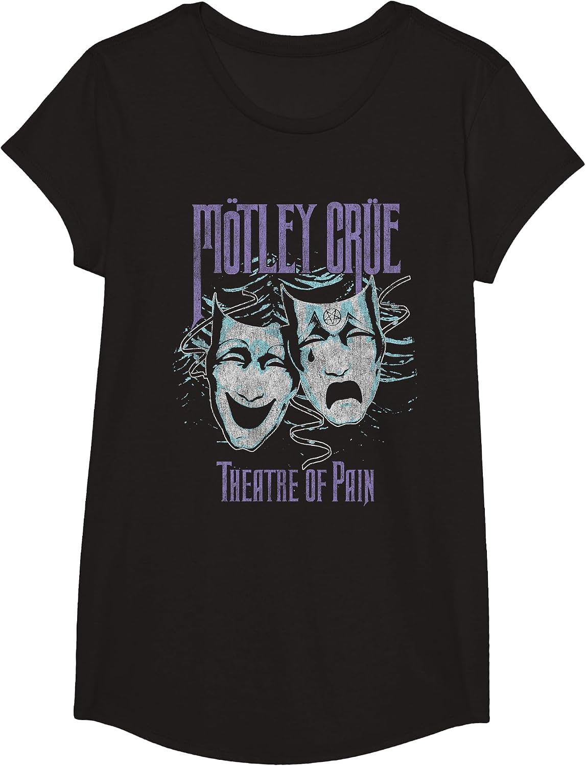 Mötley Crüe Theatre Char T-Shirt - Girls Black
