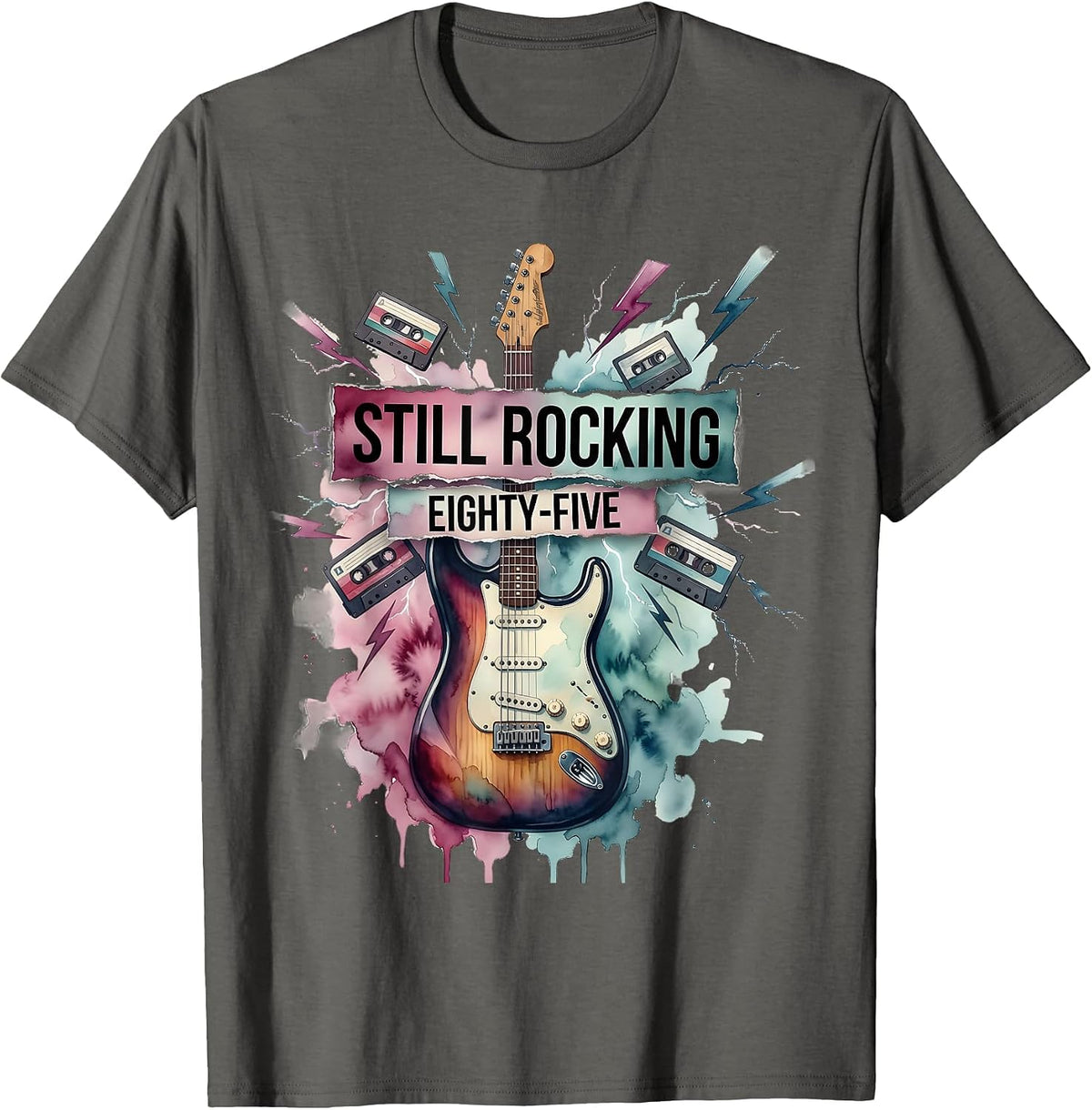 Still Rocking Eighty-Five 1985 Vintage Design T-Shirt - Asphalt Grey