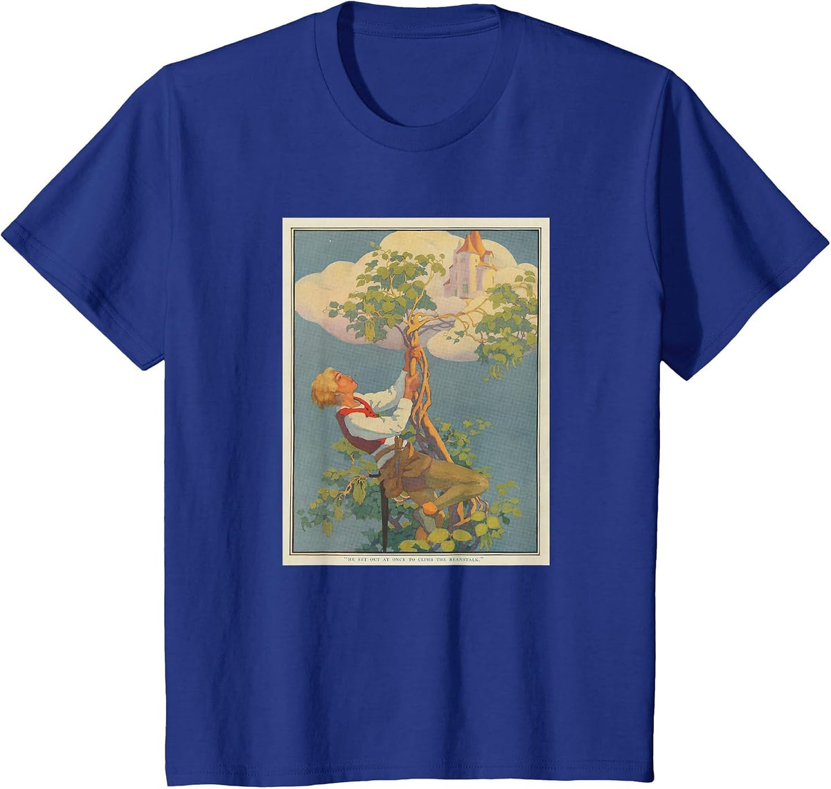 Jack and the Bean Pole (1917) T-Shirt - Royal Blue