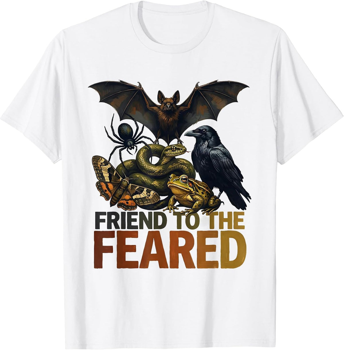 Men's Friend To The Feared Sentimental Misunderstood Creatures T-Shirt - White
