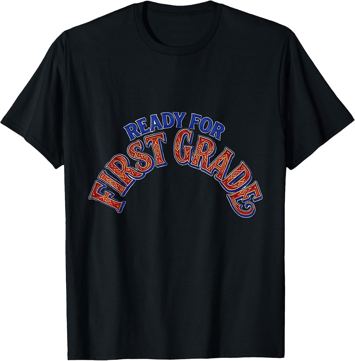 Men's Ready For First Grade Wholesome Back To School Girl Teacher T-Shirt - Black