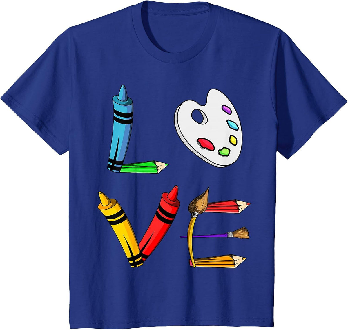 Love Art T Shirt T-Shirt - Royal Blue