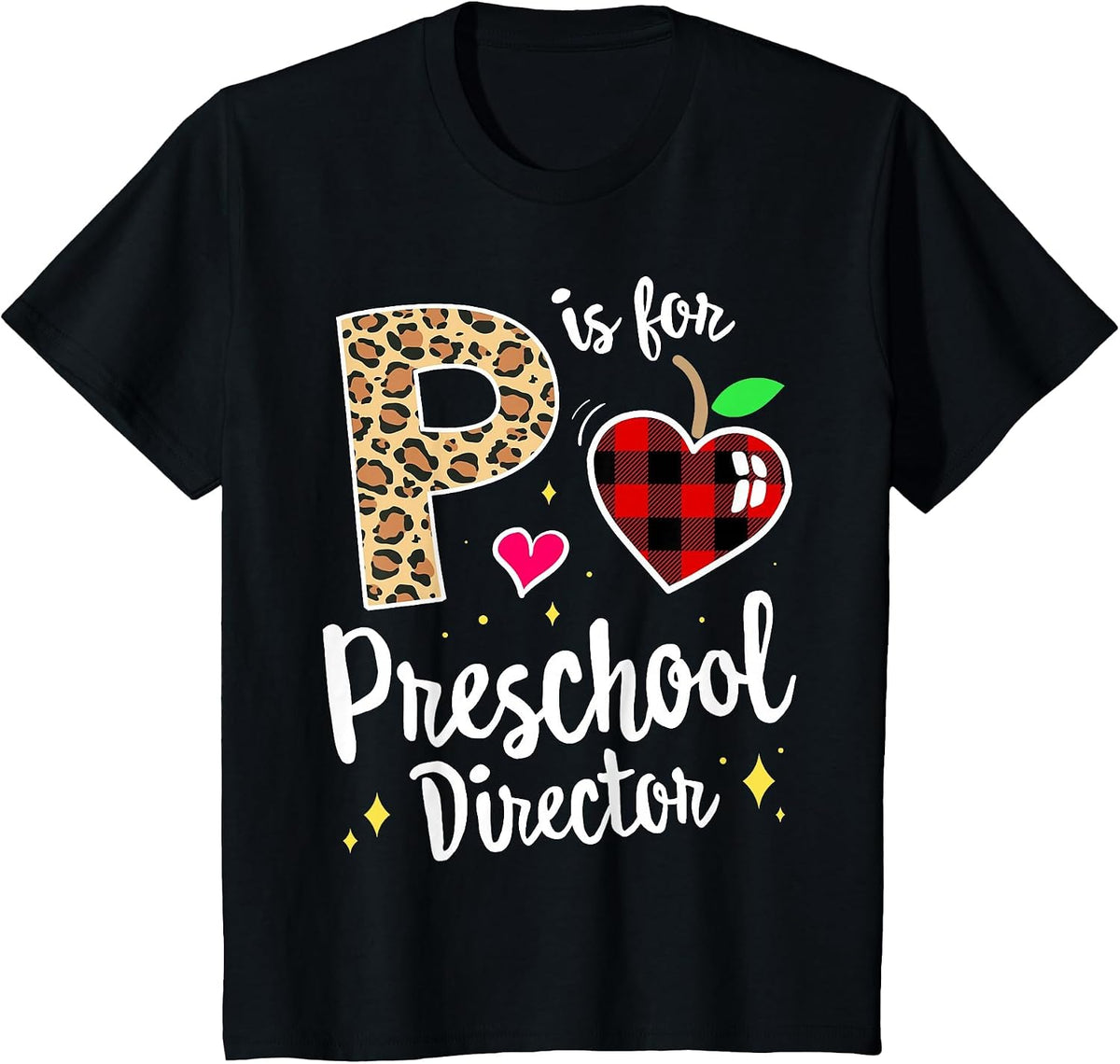Preschool Director Back to School Daycare Appreciation Thank T-Shirt - Black