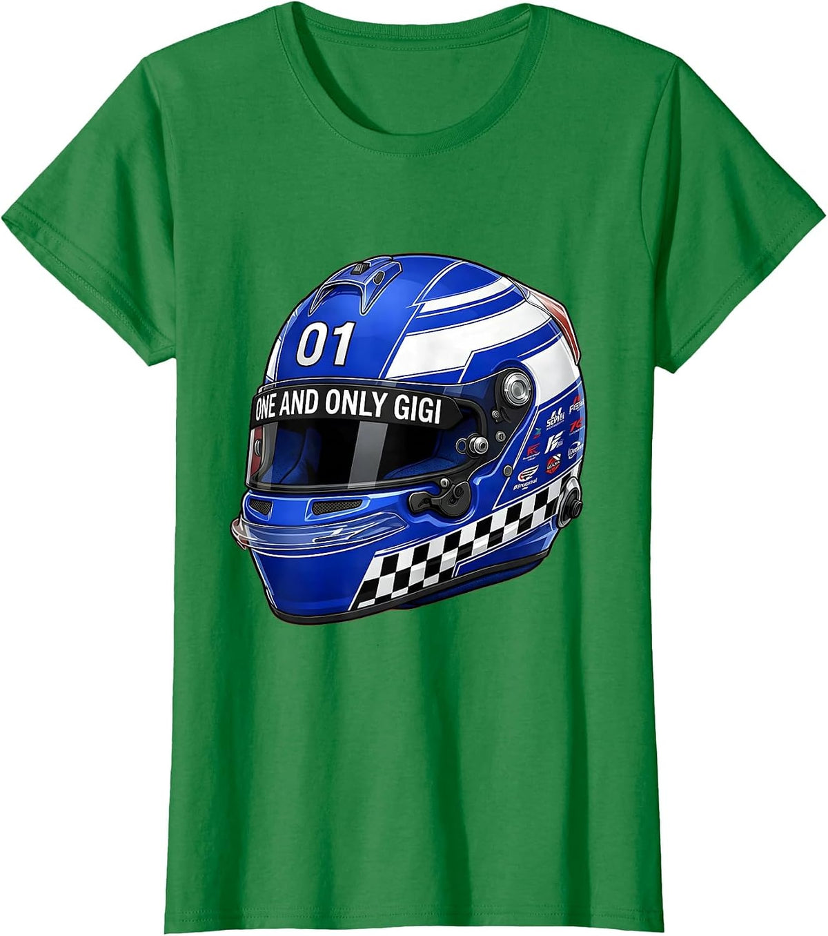 Women's One and Only Gigi Grandma Gift Design T-Shirt - Kelly Green