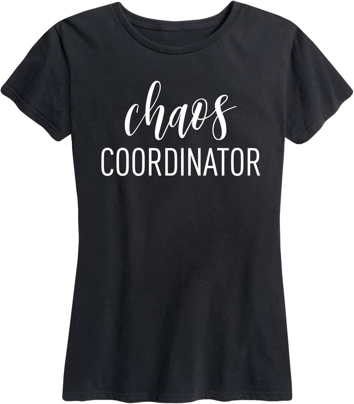 Instant Message - Chaos Coordinator - Women's Short Sleeve Graphic T-Shirt - Black