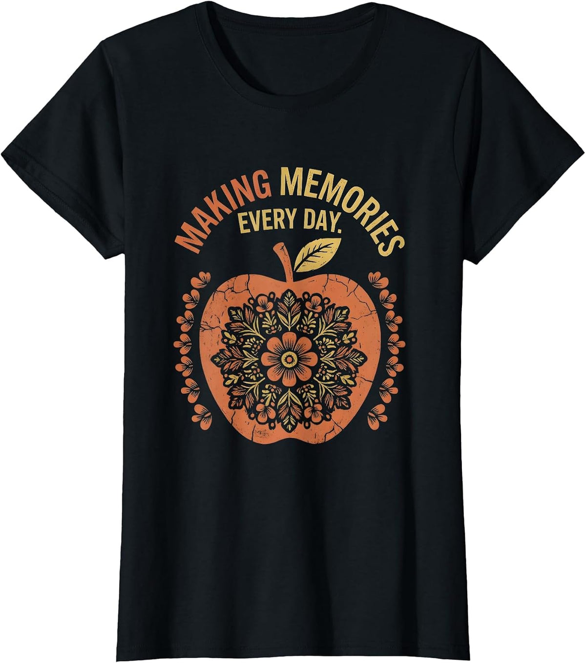 Making Memories Every Day Preschool Teacher T-Shirt - Black