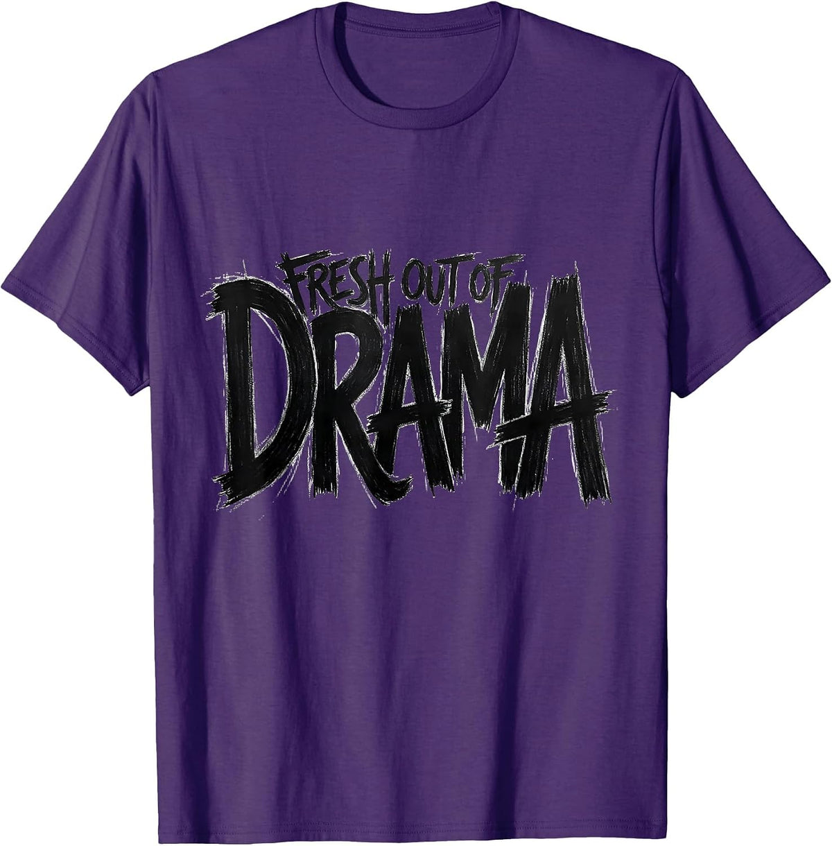 Fresh Out Of Drama Sassy Humor Mom Gift T-Shirt - Purple