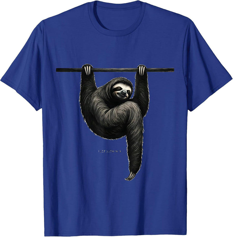 I Let Slow Win Funny Sloth Humor Gift for Sloth Lovers T-Shirt - Royal Blue