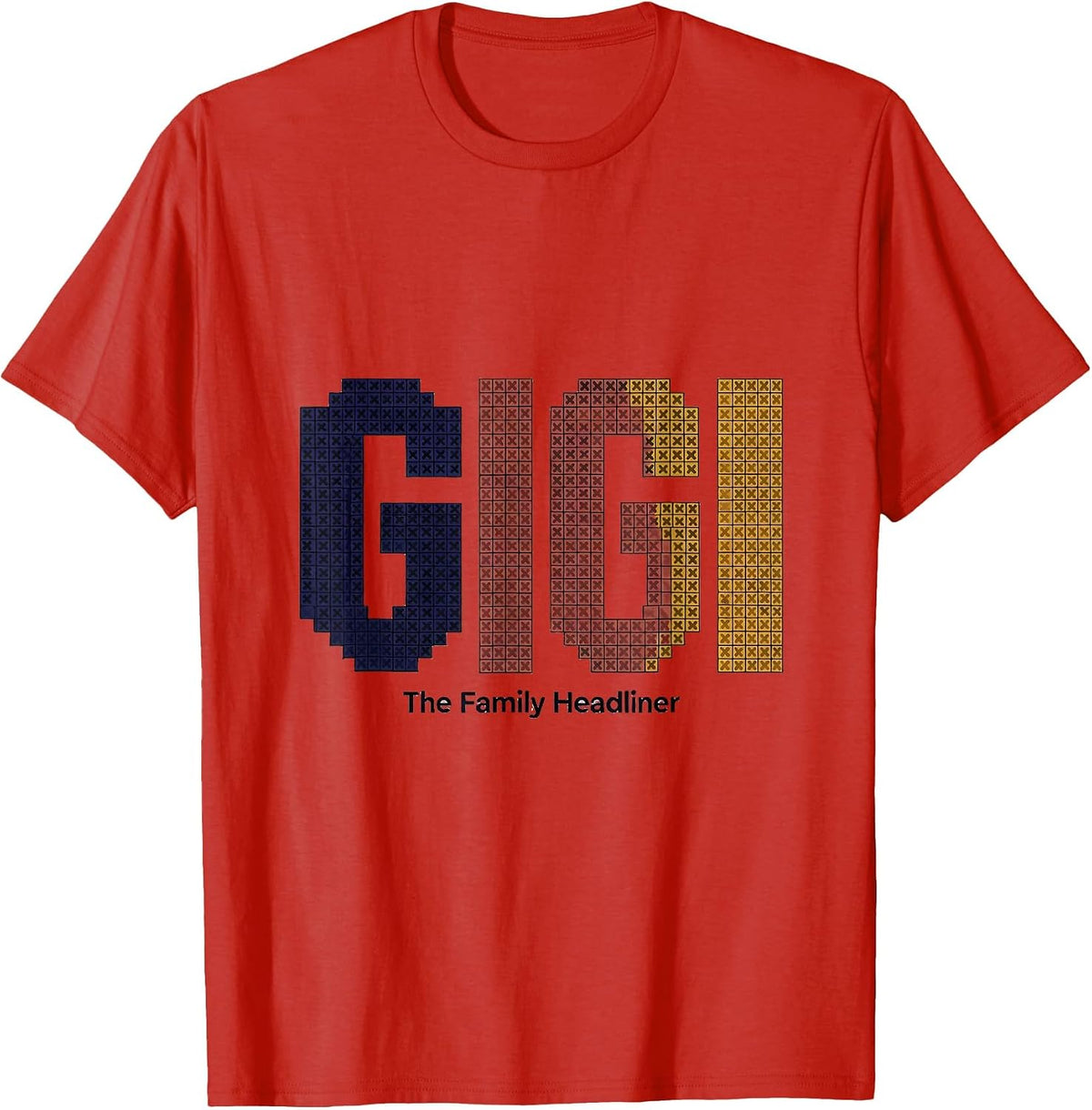 Men's I'm Gigi The Family Headliner Funny Grandma Humor T-Shirt - Red