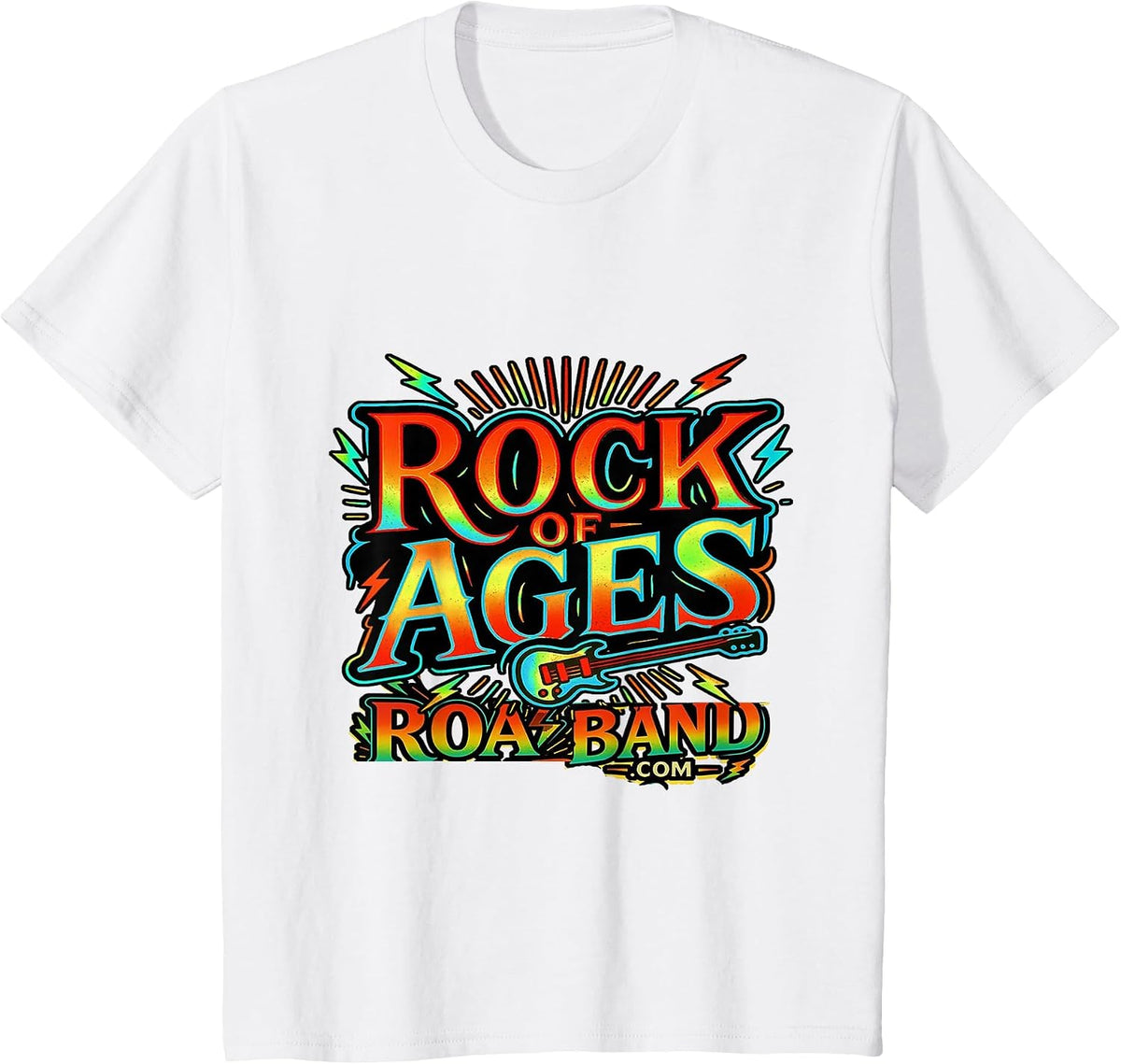 ROA Band - Rock of Ages - Laguna Woods T-Shirt - White