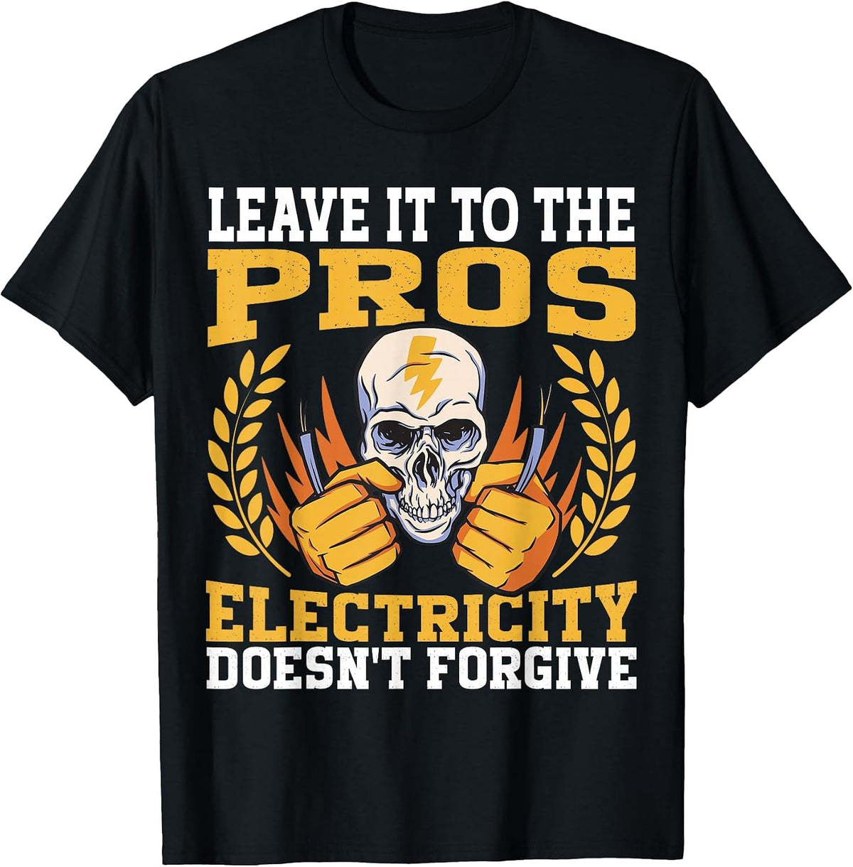 Electrician & Linesman for Electricians T-Shirt - Black