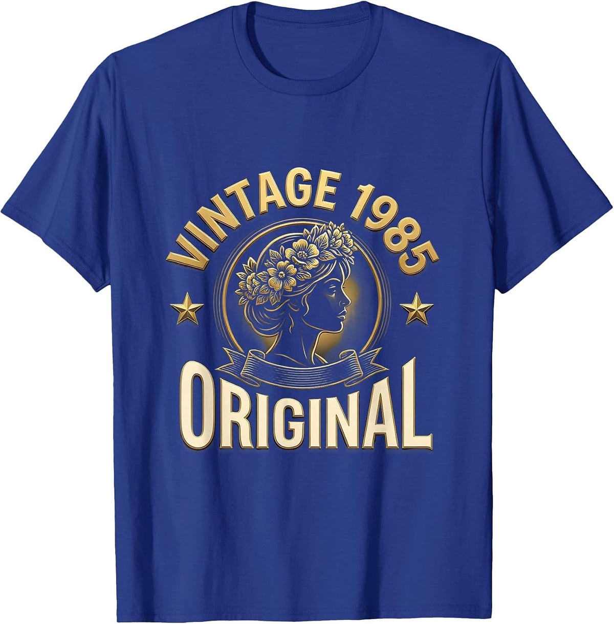 Vintage 1985 Original Born In The 80s Design T-Shirt - Royal Blue