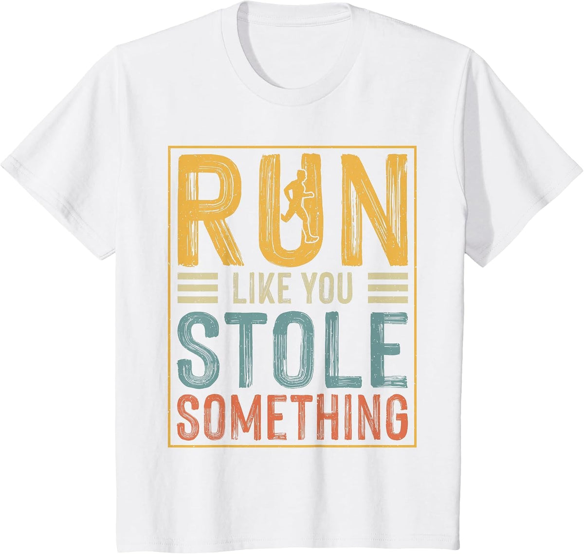 Run Like You Stole Something T-Shirt - White