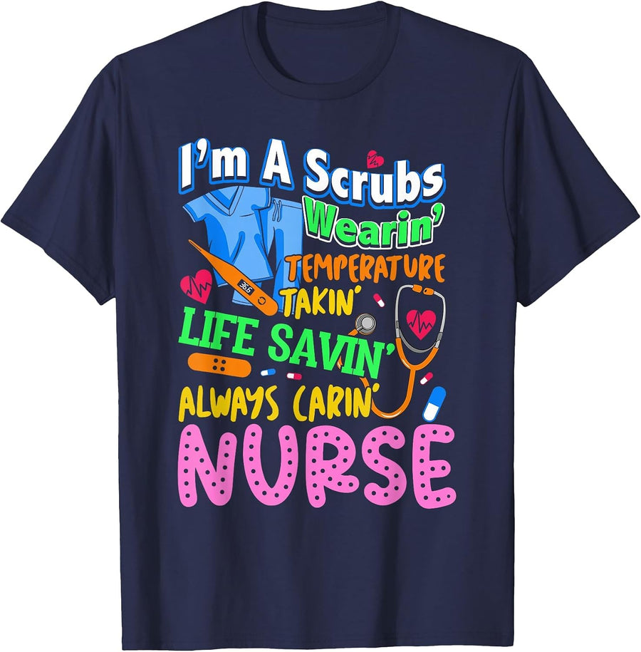 Nurse Job Definition Love Nursing Nursing School Nurse Job T-Shirt - Navy Blue