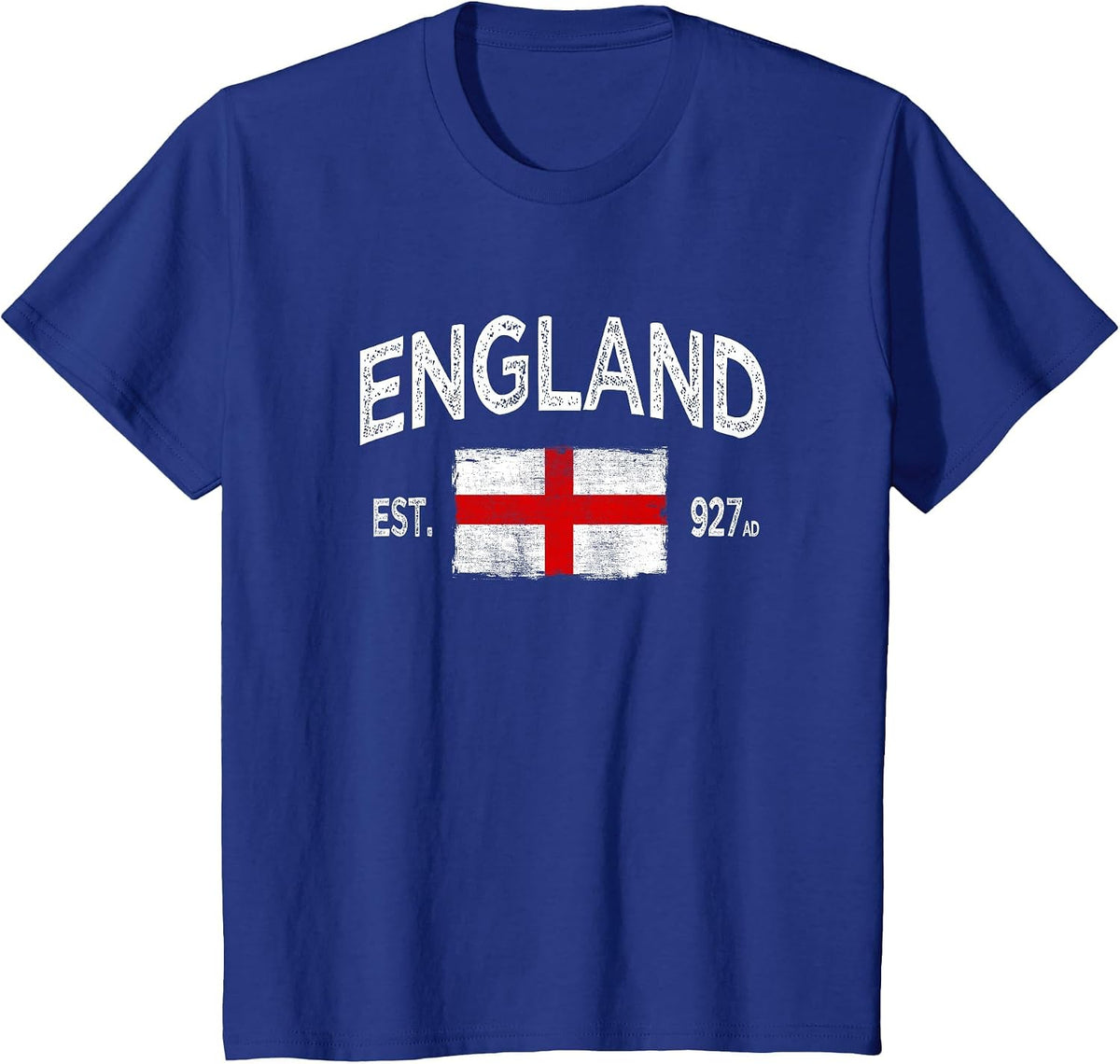 England English Flag T-Shirt - Royal Blue