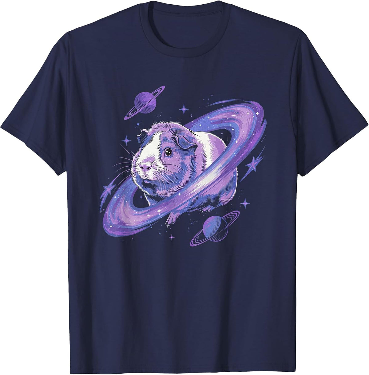 Guinea Pig Lover – Cute Pet Enthusiast Design T-Shirt - Navy Blue