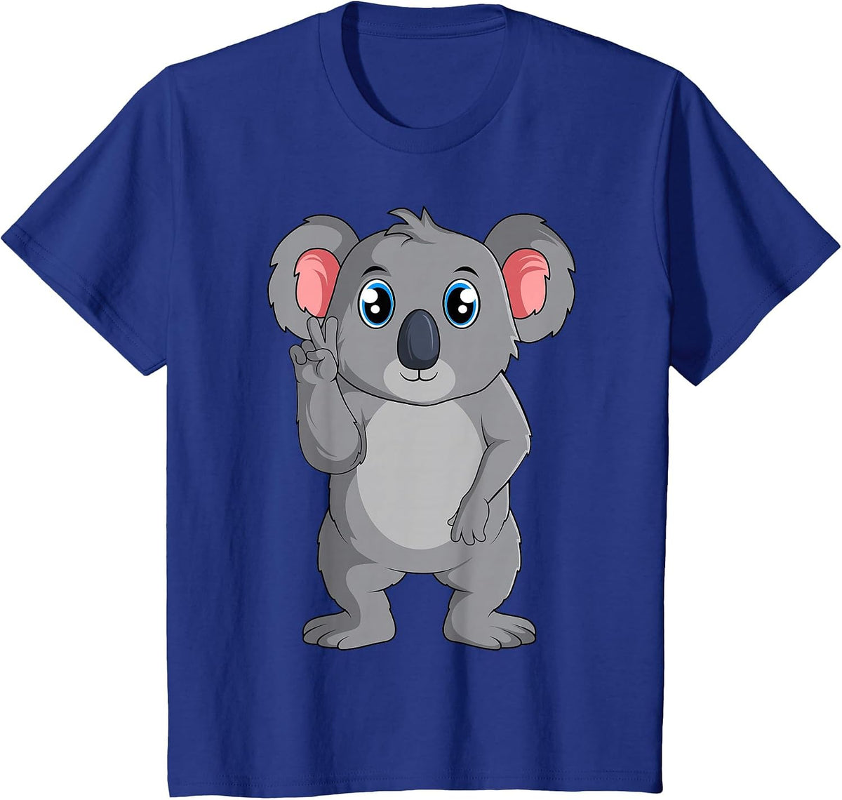 Koala Girls Boys Women Kids T-Shirt - Royal Blue