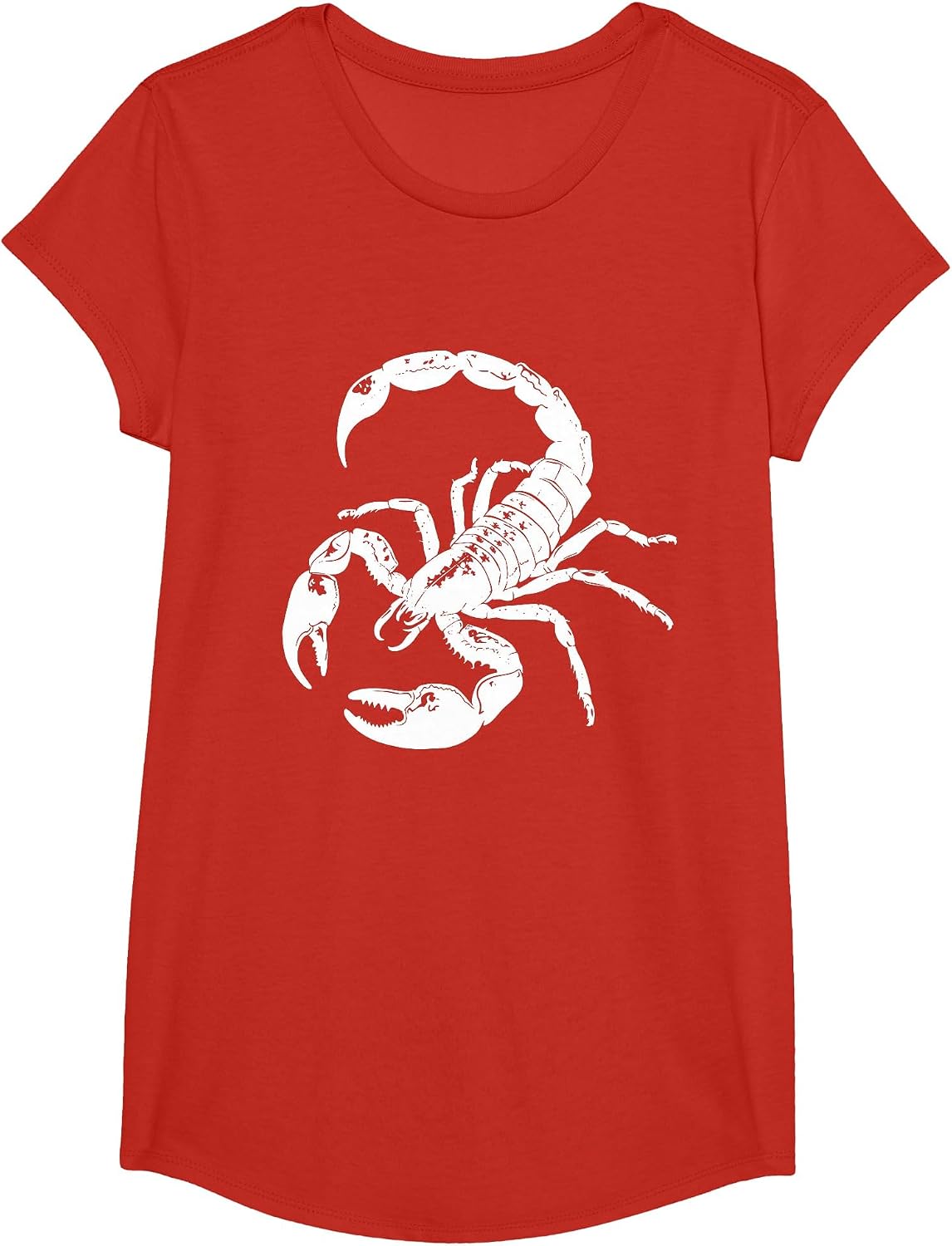 Scorpion Graphic T-Shirt - Girls Red