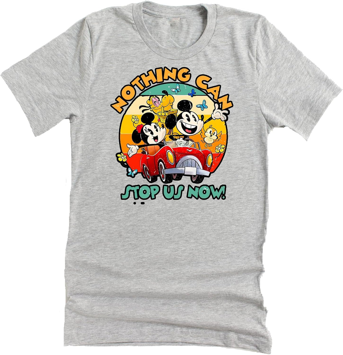 Nothing Can Stop Us Now Shirt, Hollywood Studios Theme Park Orlando Graphic Tee, Cute Unisex Short Sleeve Casual T-Shirt -