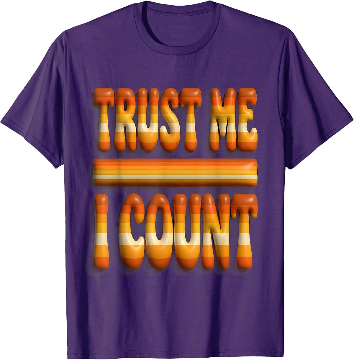Trust Me I Count Pharmacy Technician Design T-Shirt - Purple