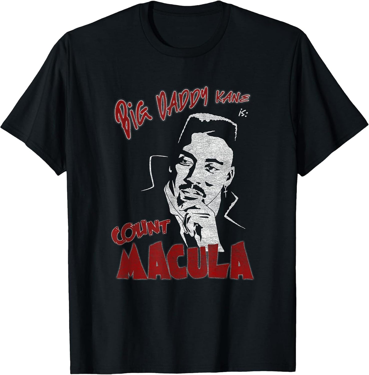 Big Daddy Kane - Count Macula T-Shirt, Men, Black, Small - As Pictured