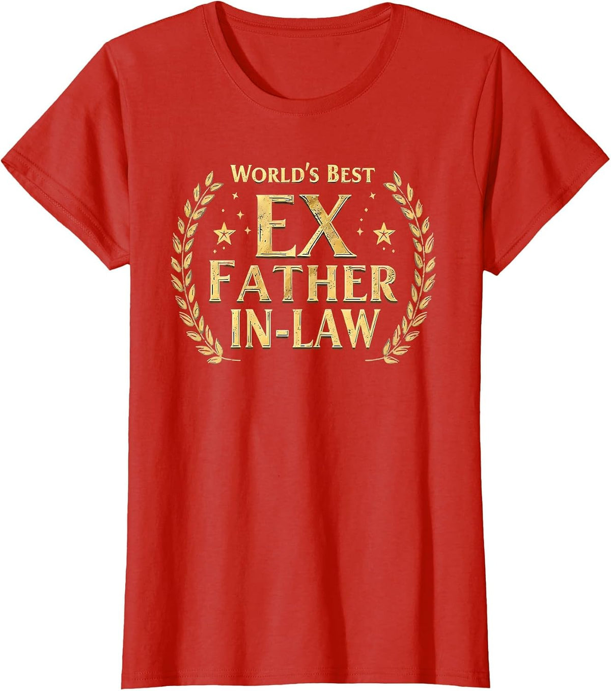 World's Best Ex Father-in-Law T-Shirt - Red