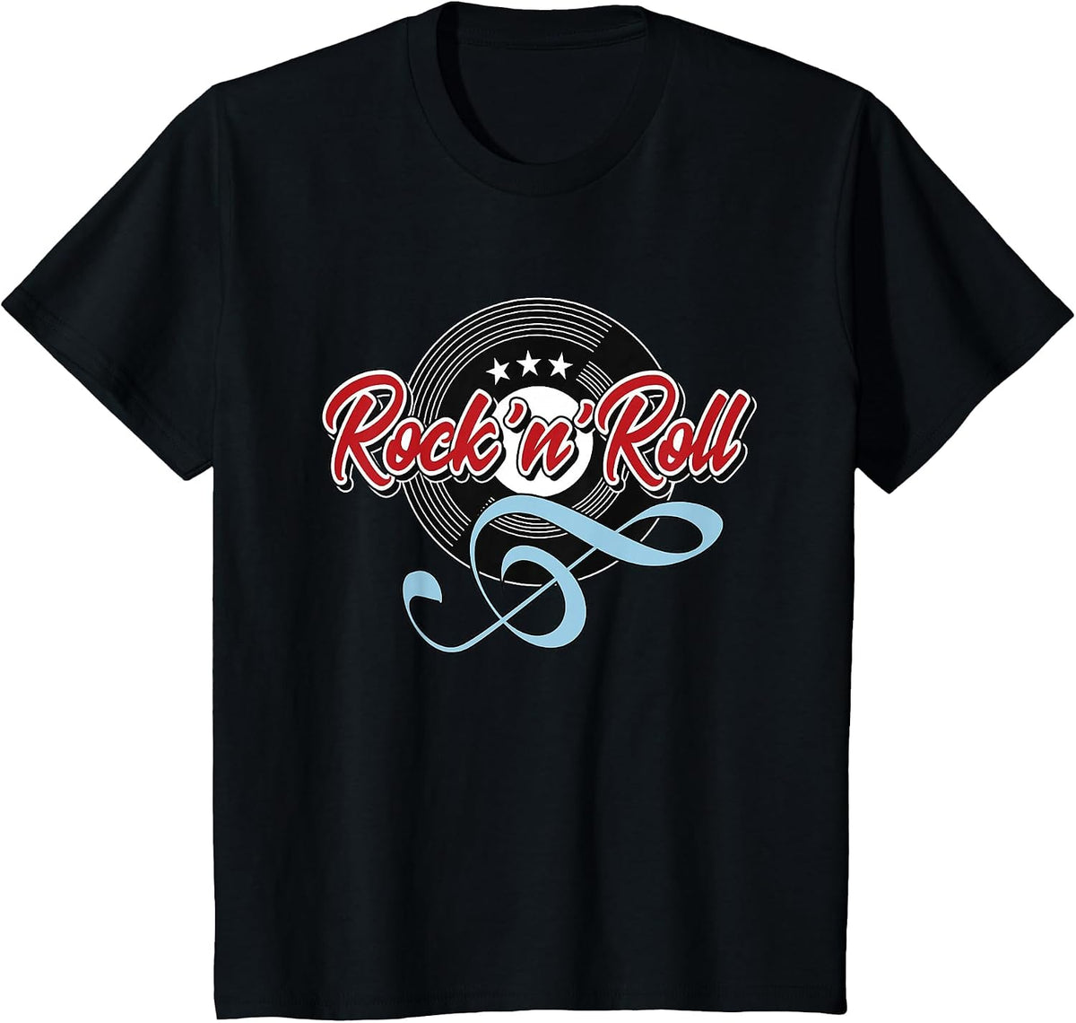 Rock N Roll 50s Sock Hop Dance Women Men Rockabilly Greaser T-Shirt - Black