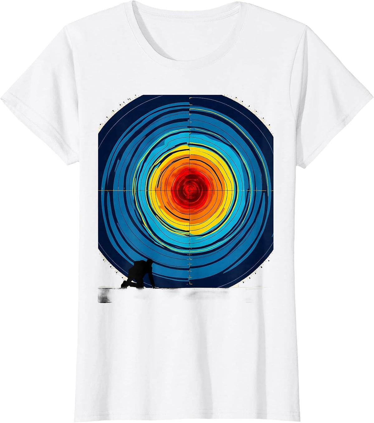 Nested Radar Field Storm Chaser Meteorology Enthusiast T-Shirt - White