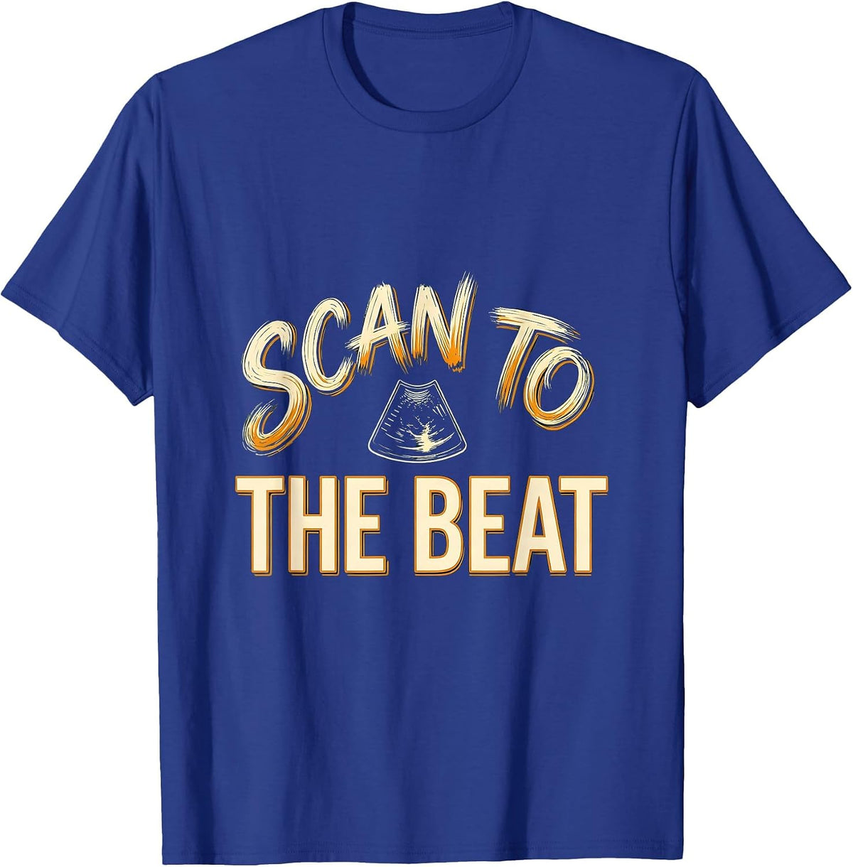 Scan To The Beat Funny Radiology Rad Tech X-Ray Tech T-Shirt - Royal Blue