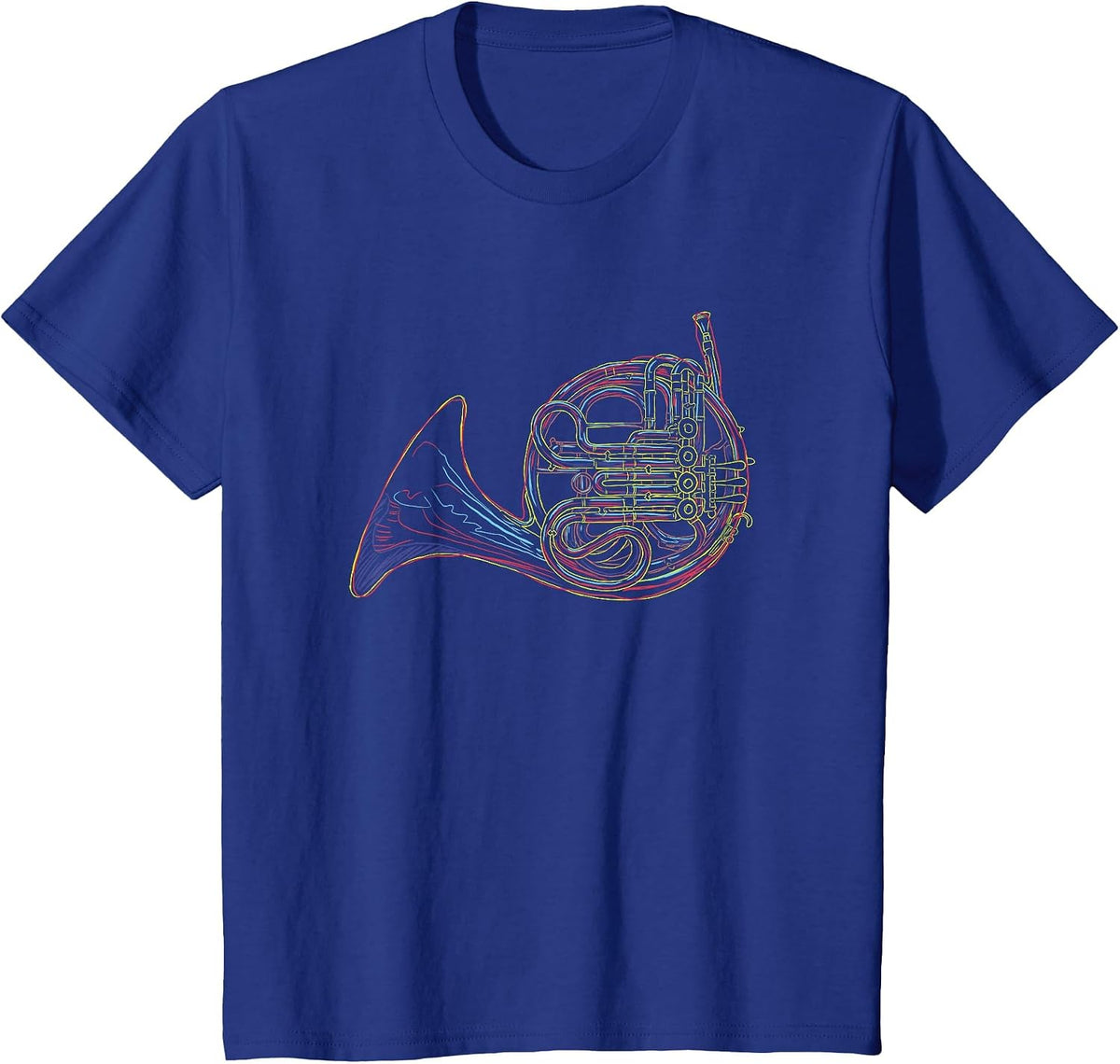 French Horn French Horn T-Shirt - Royal Blue