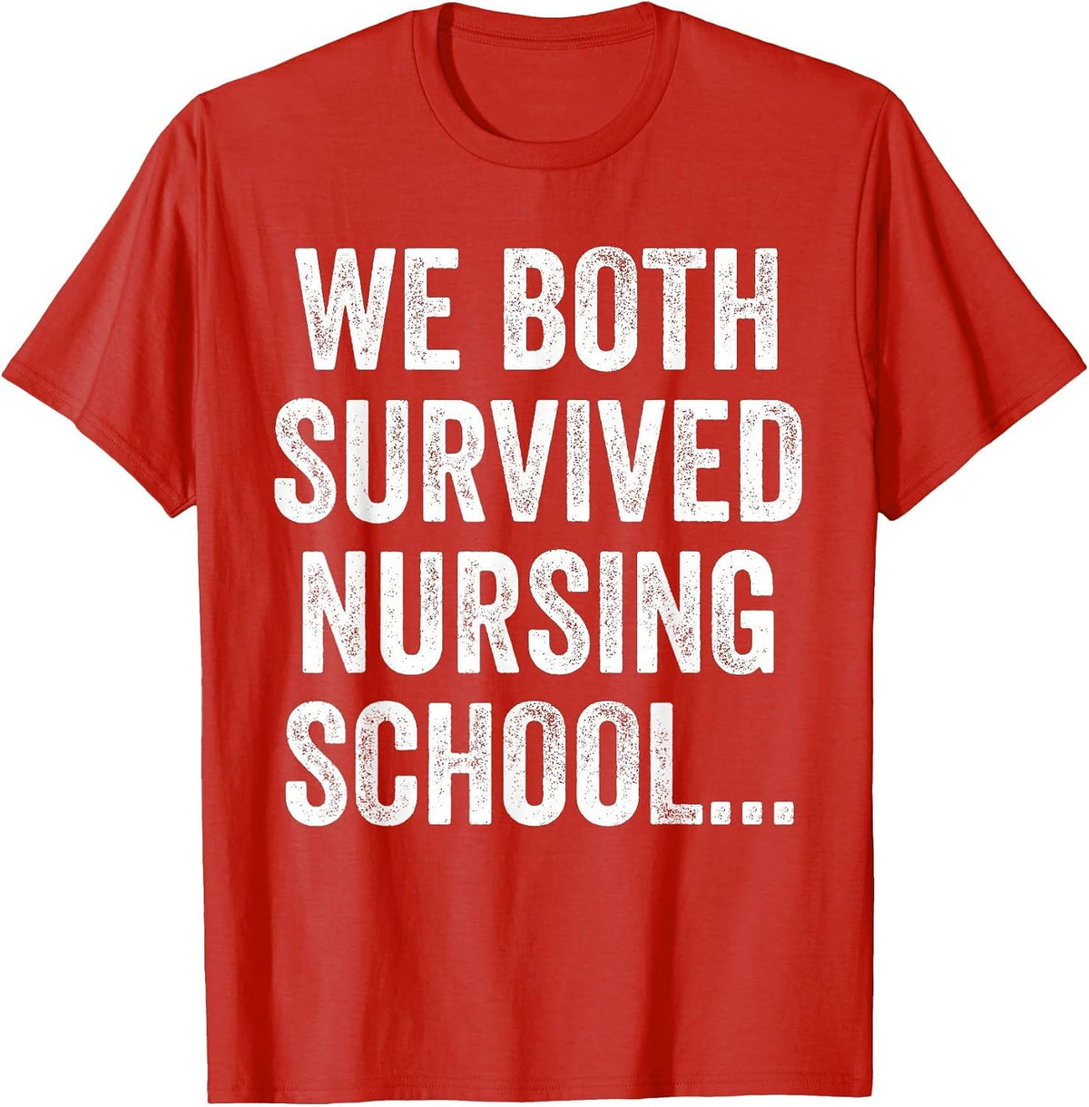 Funny Boyfriend Husband Nursing Student Nurse School Couple T-Shirt - Red