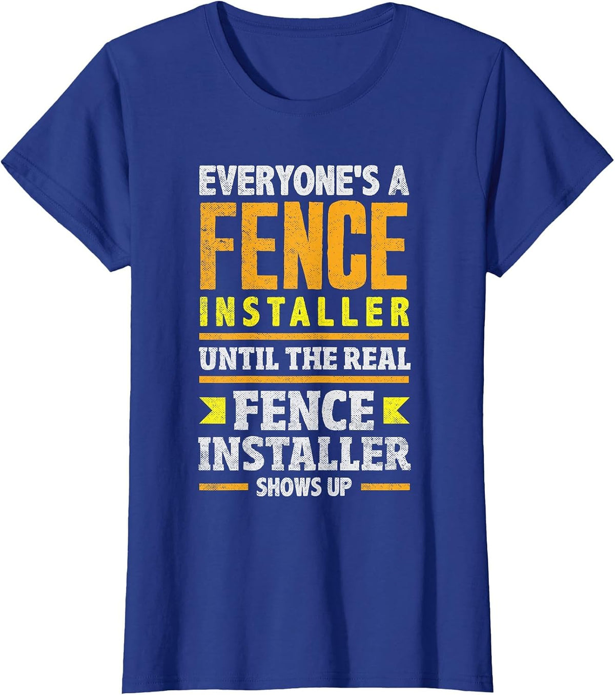 Funny Fencing Specialist Saying Fence Installer T-Shirt - Royal Blue