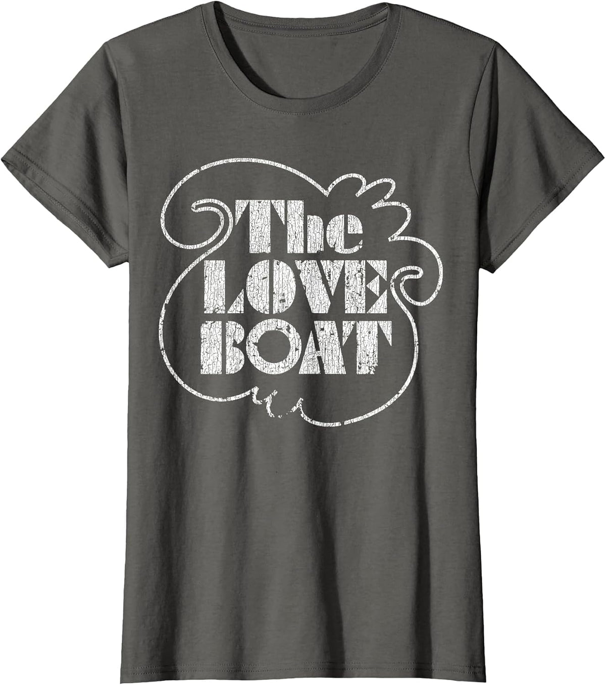 The Love Vintage Boat 80s Tv 2 T-Shirt - Asphalt Grey