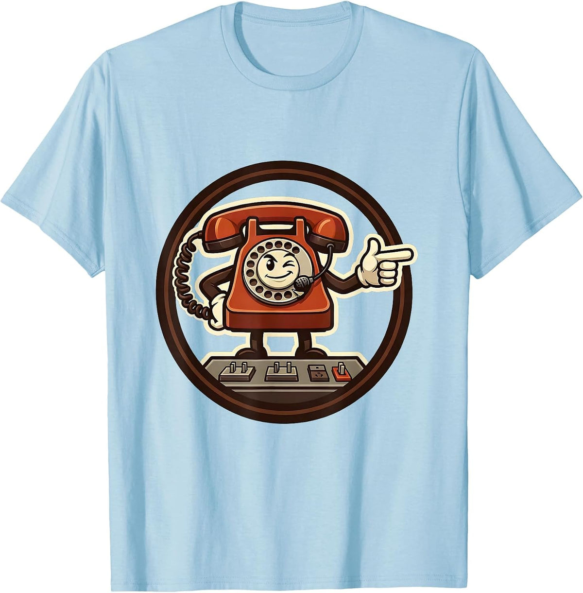 Men's I Can't But I Know A Guy Switchboard Operator T-Shirt - Baby Blue