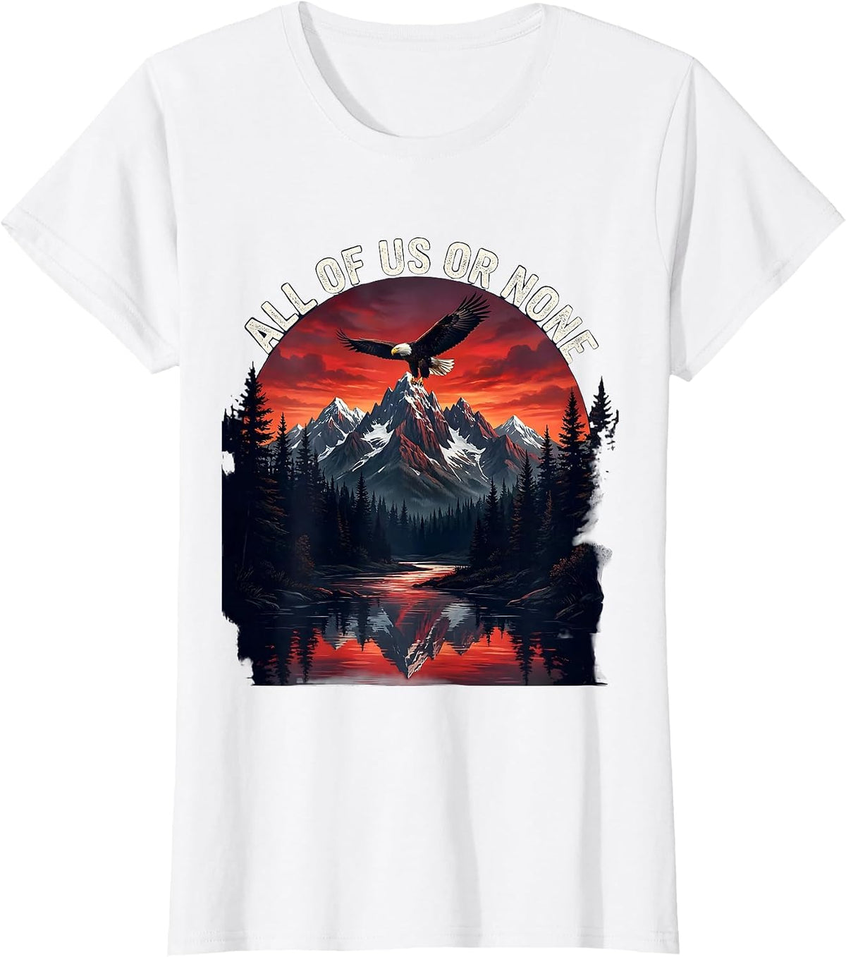 All Of Us Or None No Kings Solidarity Design T-Shirt - White