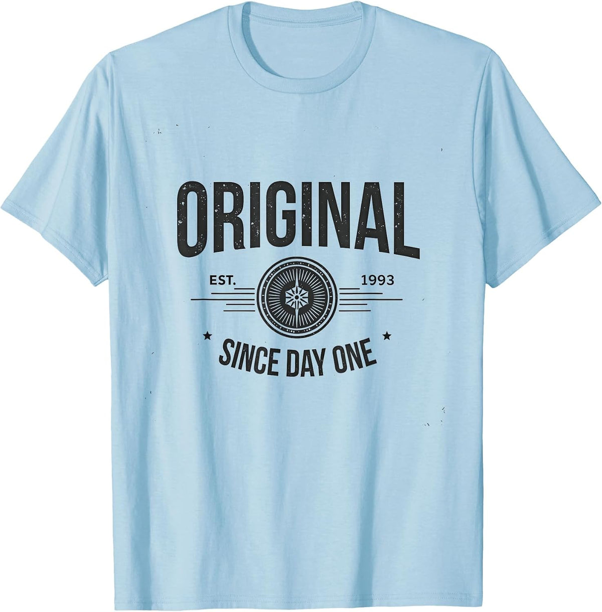 Original Since Day One Vintage 1985 Mens Design T-Shirt - Baby Blue