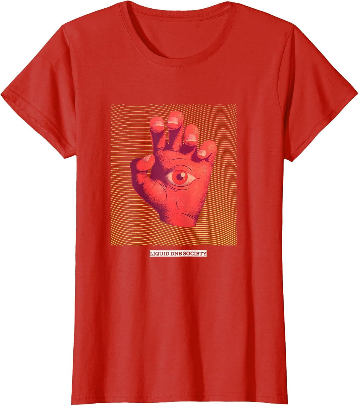 Liquid Drum and Bass DnB Funk Drum n Bass T-Shirt - Red