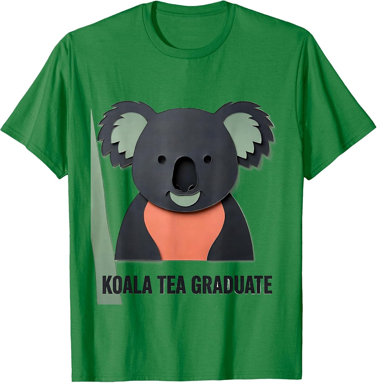 Men's Koala Tea Graduate Funny Koala Lover Animal Pun Humor T-Shirt - Kelly Green