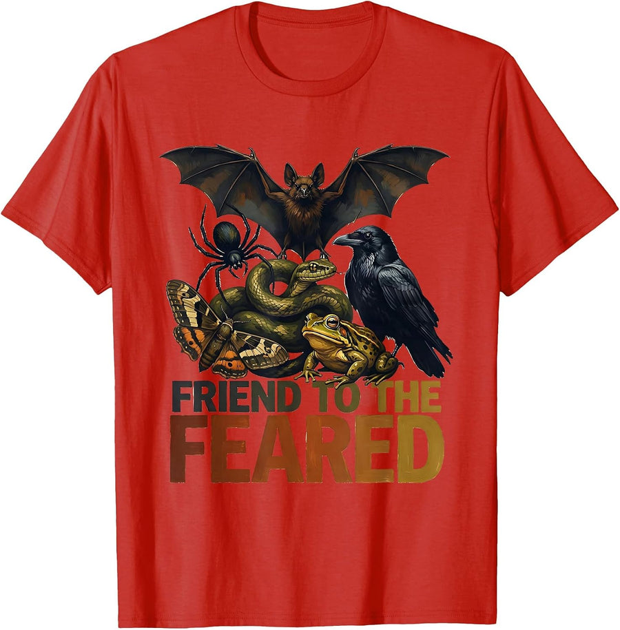 Men's Friend To The Feared Sentimental Misunderstood Creatures T-Shirt - Red