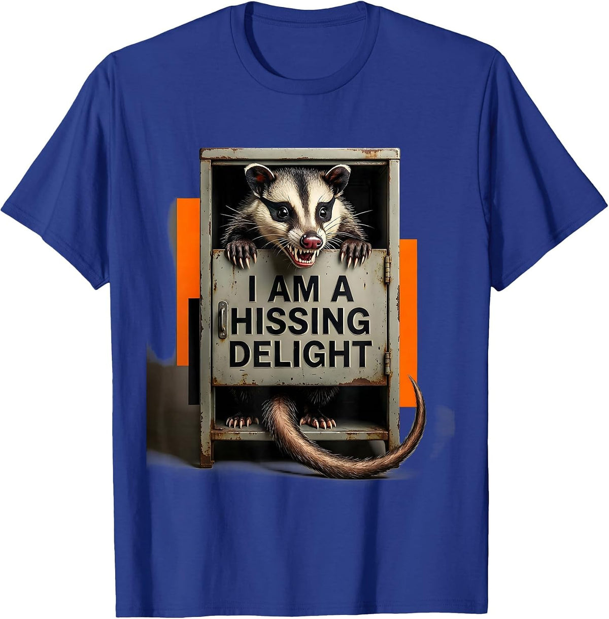 I Am A Hissing Delight Funny Opossum Meme Possum Lover Gift T-Shirt - Royal Blue