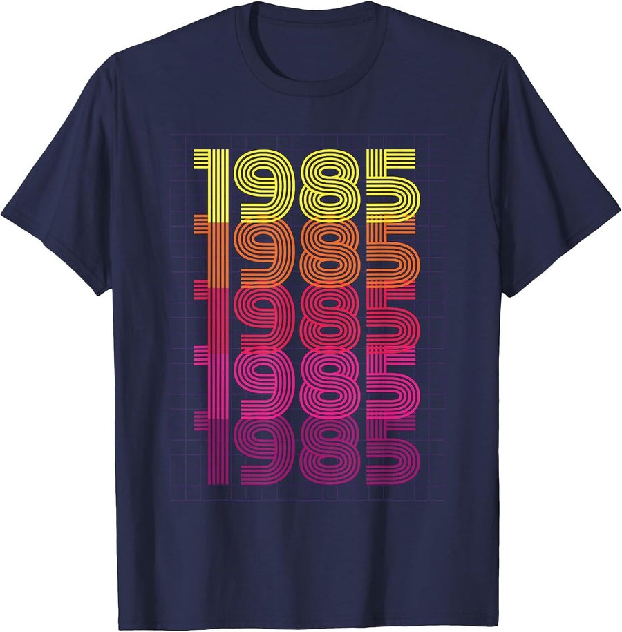 1985 Birthday T-Shirt - Navy Blue