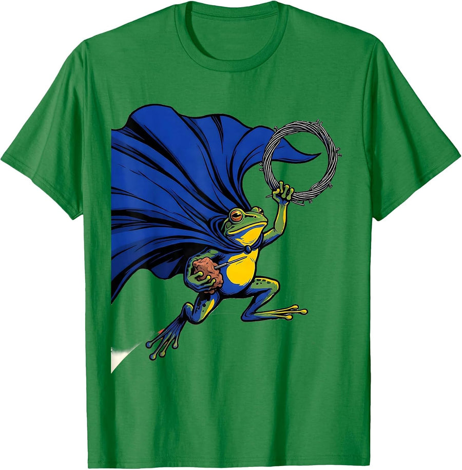 Men's Launching Frog Teacher Funny Profession Pride T-Shirt - Kelly Green