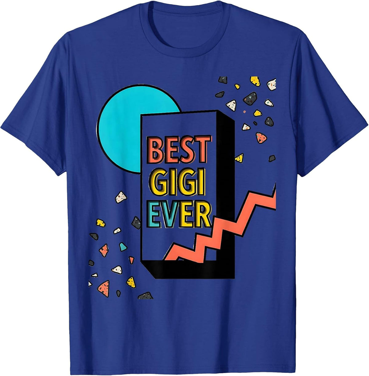 Men's Best Gigi Ever Grandma Pride Design T-Shirt - Royal Blue