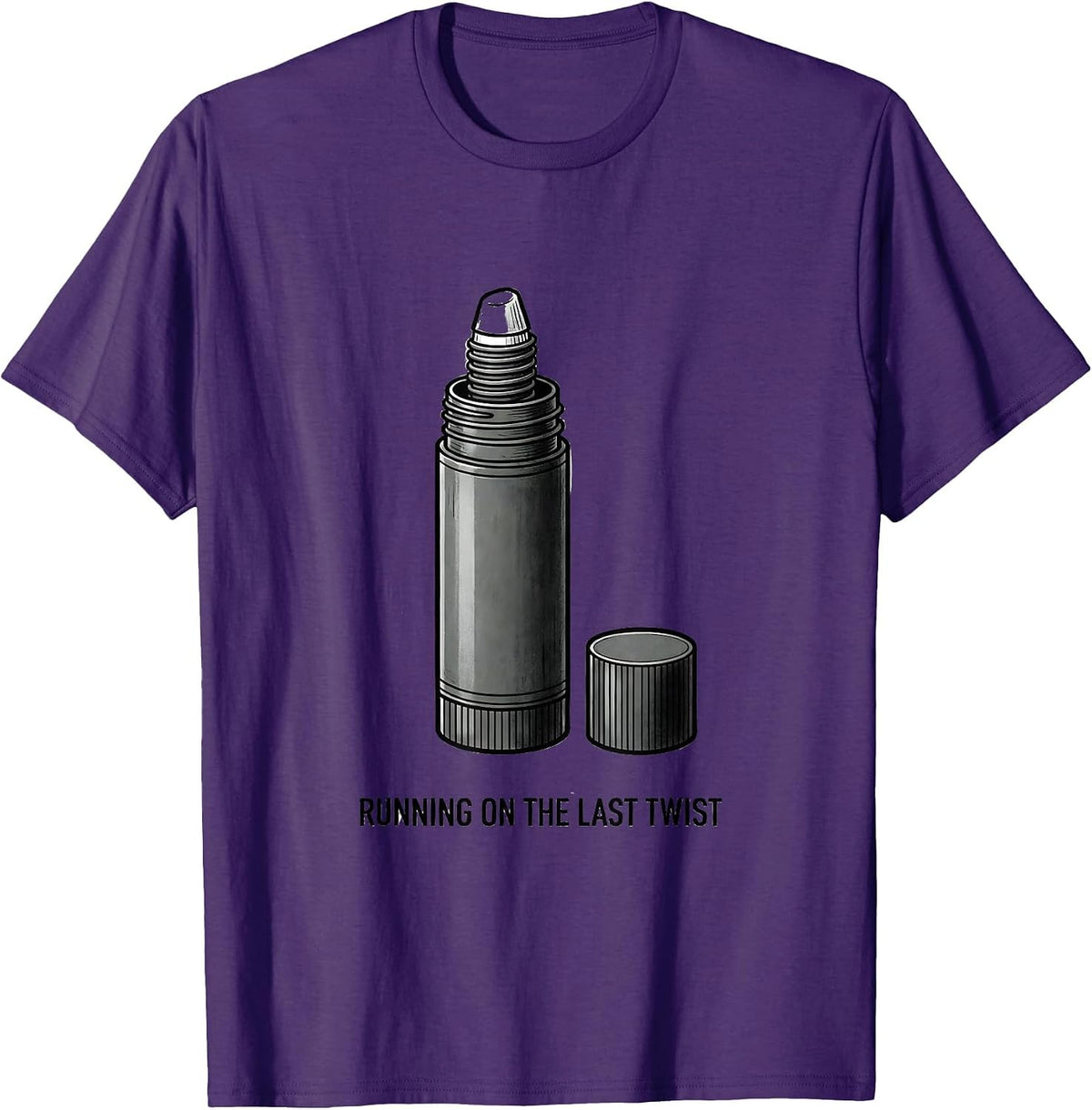 Running On The Last Twist Funny Teacher Sarcastic Humor T-Shirt - Purple
