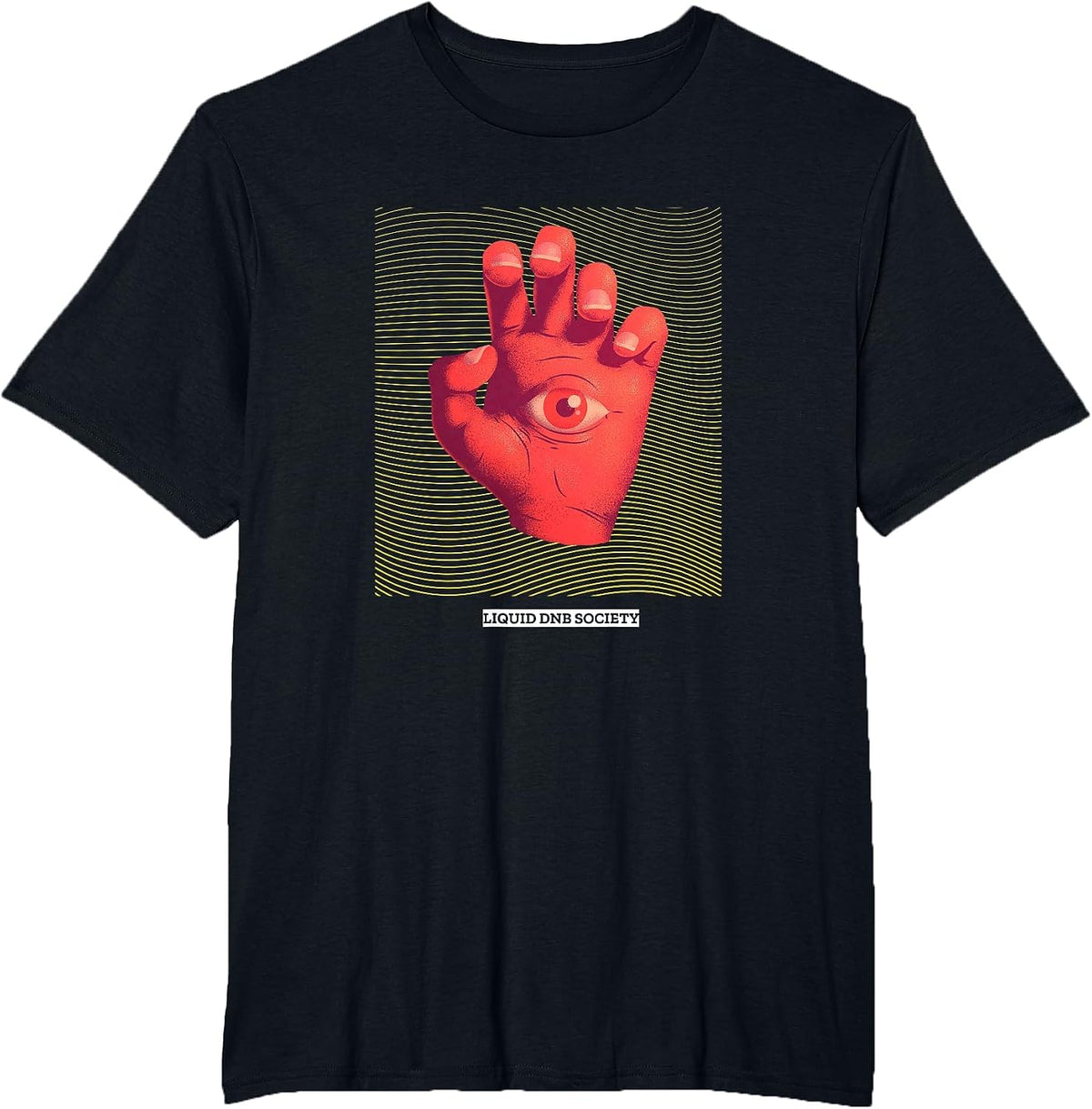 Liquid Drum and Bass DnB Funk Drum n Bass T-Shirt - Black