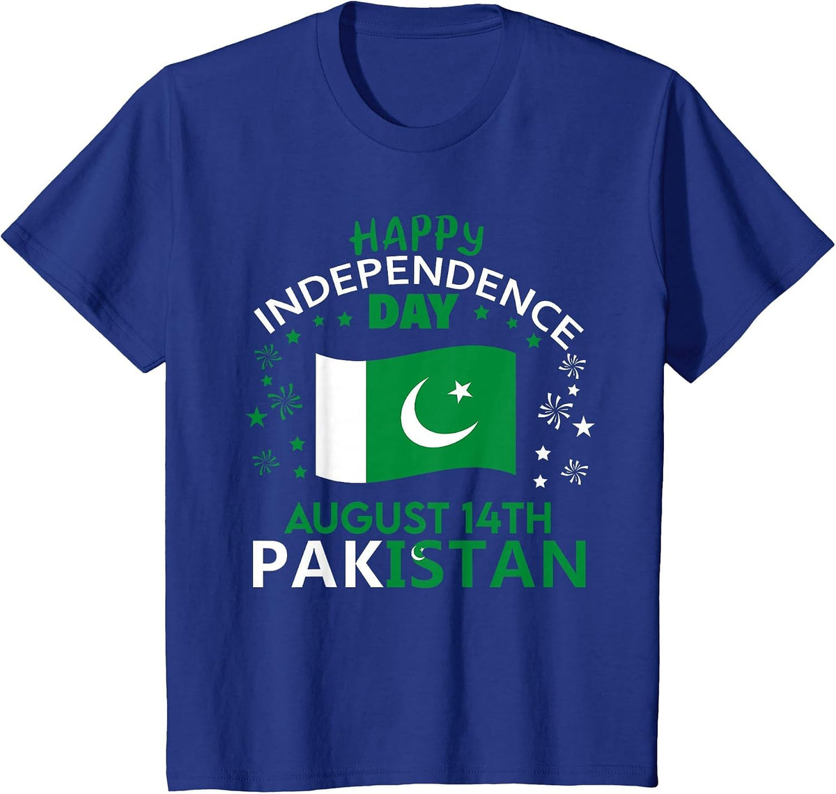 Pakistan 79th Independence Day Pakistani Pride Pakistan Flag T-Shirt - Royal Blue