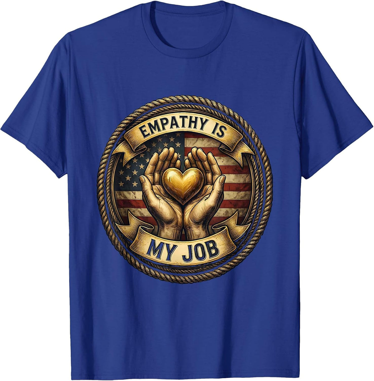 Men's Empathy Is My Job Paraprofessional Design T-Shirt - Royal Blue