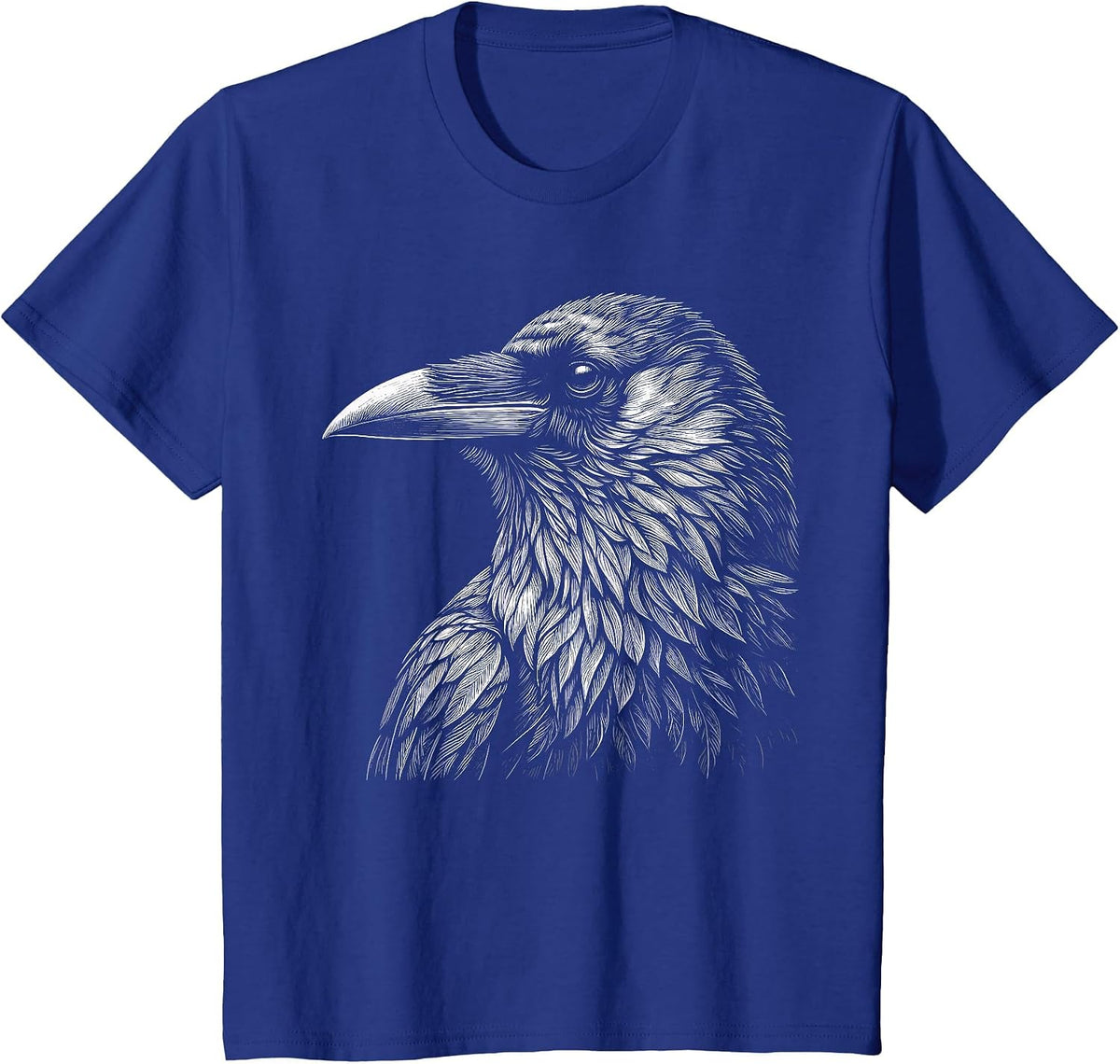Black Crow Raven Beautiful Raven Bird T-Shirt - Royal Blue